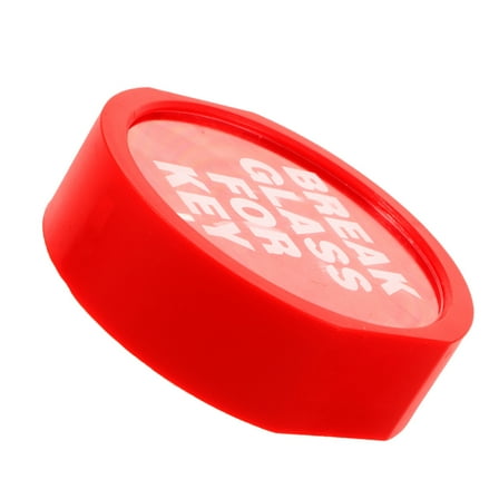 VORCOOL Wall Mount Emergency Door Key Locking Box Red for Home Key Storage