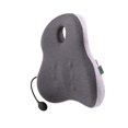 thumbnail image 3 of Cojín para silla de oficina, almohada Lumbar, cómoda espuma viscoelástica, cojín transpirable para asiento, cojín trasero para ordenador de gris, 3 of 8