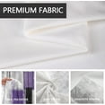 thumbnail image 2 of Purple Grey and Black Window Curtain Abstract Gray White Lavender Geometric Lilac Violet Silver Long Wide Living Room Bedroom Drapes Treatment Fabric 1 Pair, 52" W x 84" L, Modern, 2 of 6