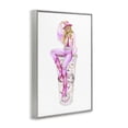 thumbnail image 3 of Stupell Industries Trendy Cowgirl & Disco Balls Fashion Painting Gray Framed Art Print Wall Art, 16 x 24, 3 of 8