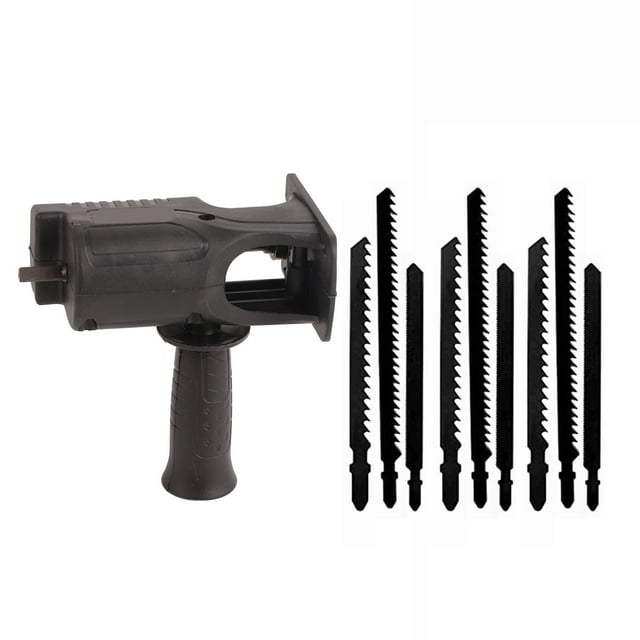 Adaptador de Sierra Recíproco, UNA Cuchilla de Acero Adaptador de Sierra de Taladro Eléctrico Fácil de Reemplazar por metal