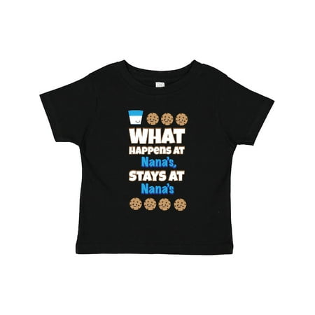 

Inktastic What Happens at Nana s Gift Toddler Boy or Toddler Girl T-Shirt