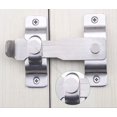 thumbnail image 1 of Pestillo de puerta de granero Cerradura deslizante Cerradura de cerrojo para puertas de granero de acero inoxidable para gabinete de ventana Garaje y cobertizo Pestillos de puerta abatibles Pestillo P, 1 of 5
