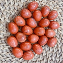 10 Pieces Easter Stone Egg Rock 20mm Crystal Gemstone Polished Mineral Rock Egg Stones Pocket Palm Chakra Eggs Crystal for Anxiety Relief Meditation Reiki Balancing Easter Decor