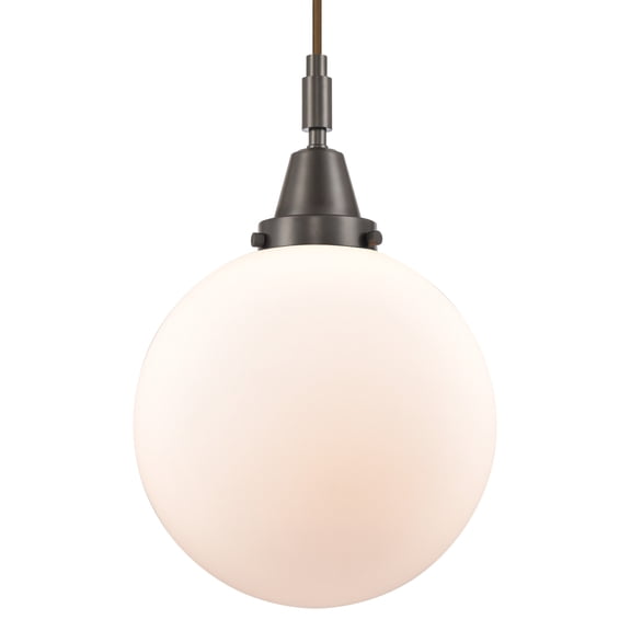 Innovations Lighting 447-1P-G201-10 Beacon 10" Wide Mini Pendant - Bronze