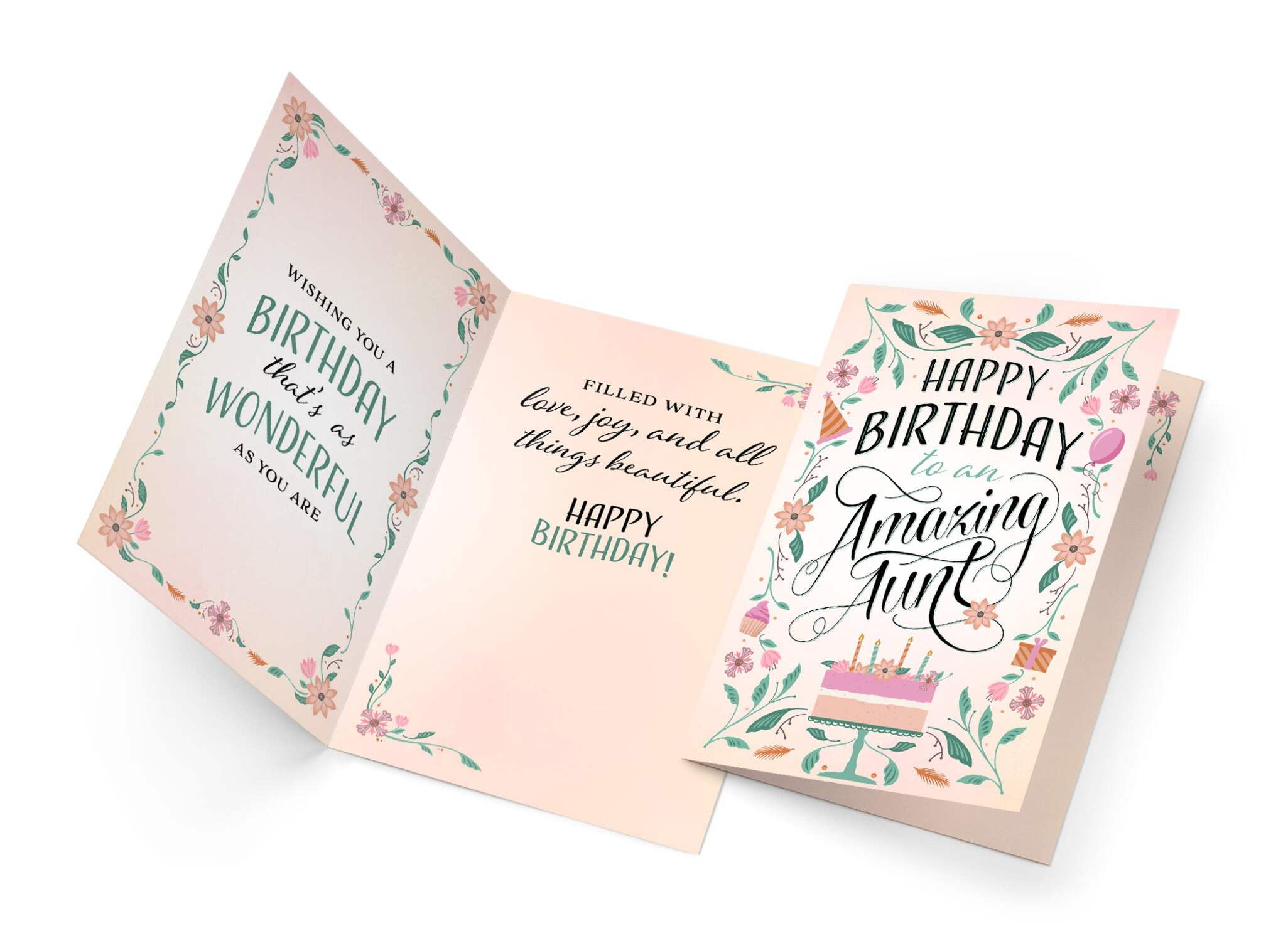 Prime Greetings Aunt Birthday Card