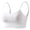 (Style 164)White, variant on EaskTriop Women's Plus Size Bra, Sports Bras for Women, Wireless Padded Yoga Crop Tank Top Workout Bralette with Built In Bra Seamless