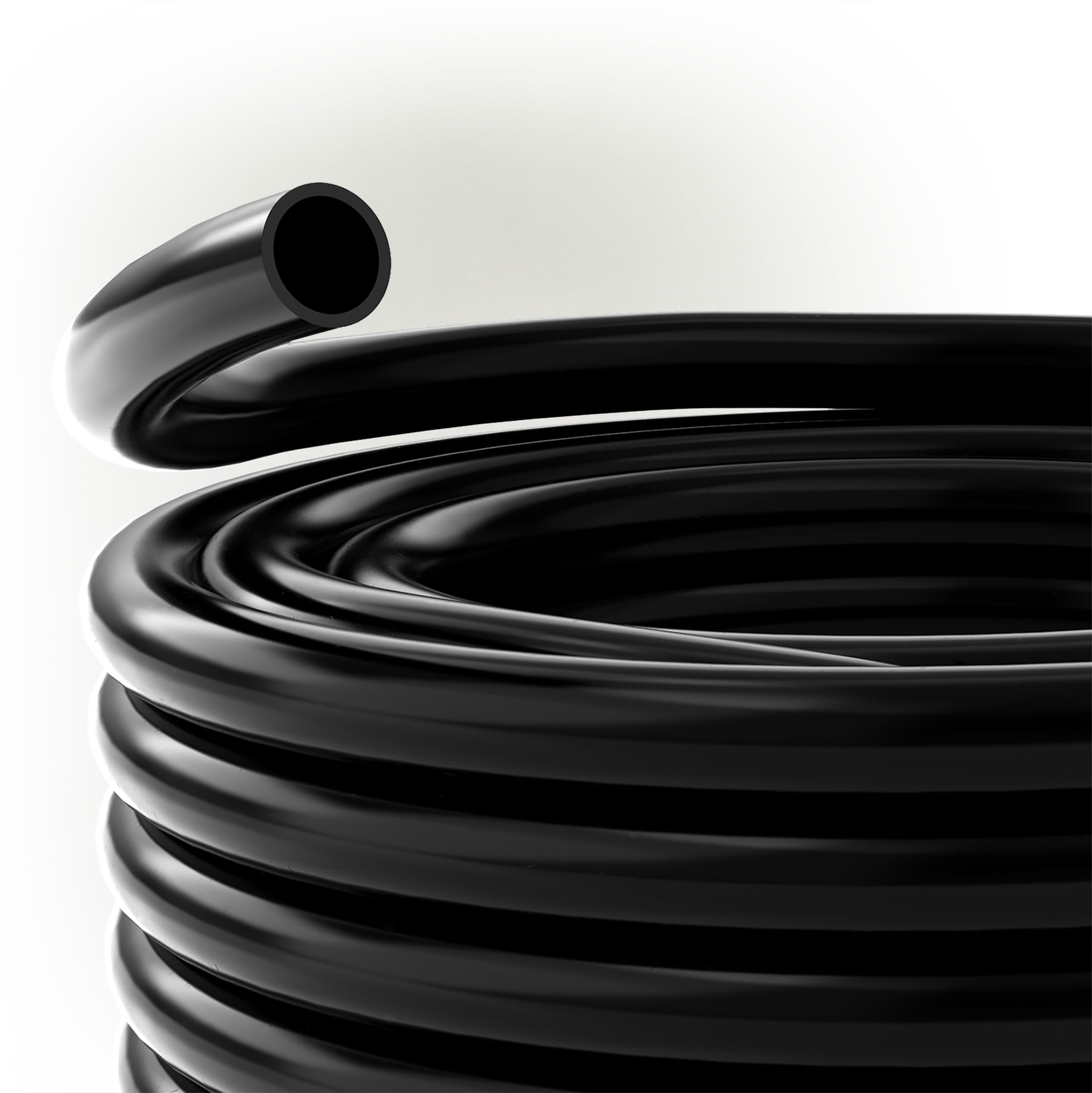 Alpine Corporation 1/2" I.D. x 3/4" O.D. x 100' Flexible Vinyl Aquarium Tubing, Black
