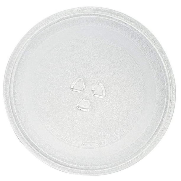 Plato de microondas de repuesto, plato giratorio Universal duradero para microondas, placa de cristal redonda, Replac Hy