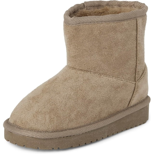 Baby Girls and Toddler Classic Ankle Boots, Faux r Lined Botas cortas al tobillo para Niñas