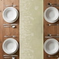 thumbnail image 4 of Table Runner 48 Inches Long for Kitchen Dining, Brown Wildflowers Dresser Scarf Farmhouse, Dining Table Decorations for Wedding/Parties, Modern Floral Butterfly Plant 13 x 48 In, 4 of 8