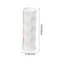 thumbnail image 3 of Wave Design Vase, Plastic Sculpture Vase, Shatterproof Flower Vase, Contemporary Home Decor, Unique Centerpiece, 8x3 Inch Art Piece, Modern Living Room Decor, Durable Table Vase, Gift Idea, 3 of 5