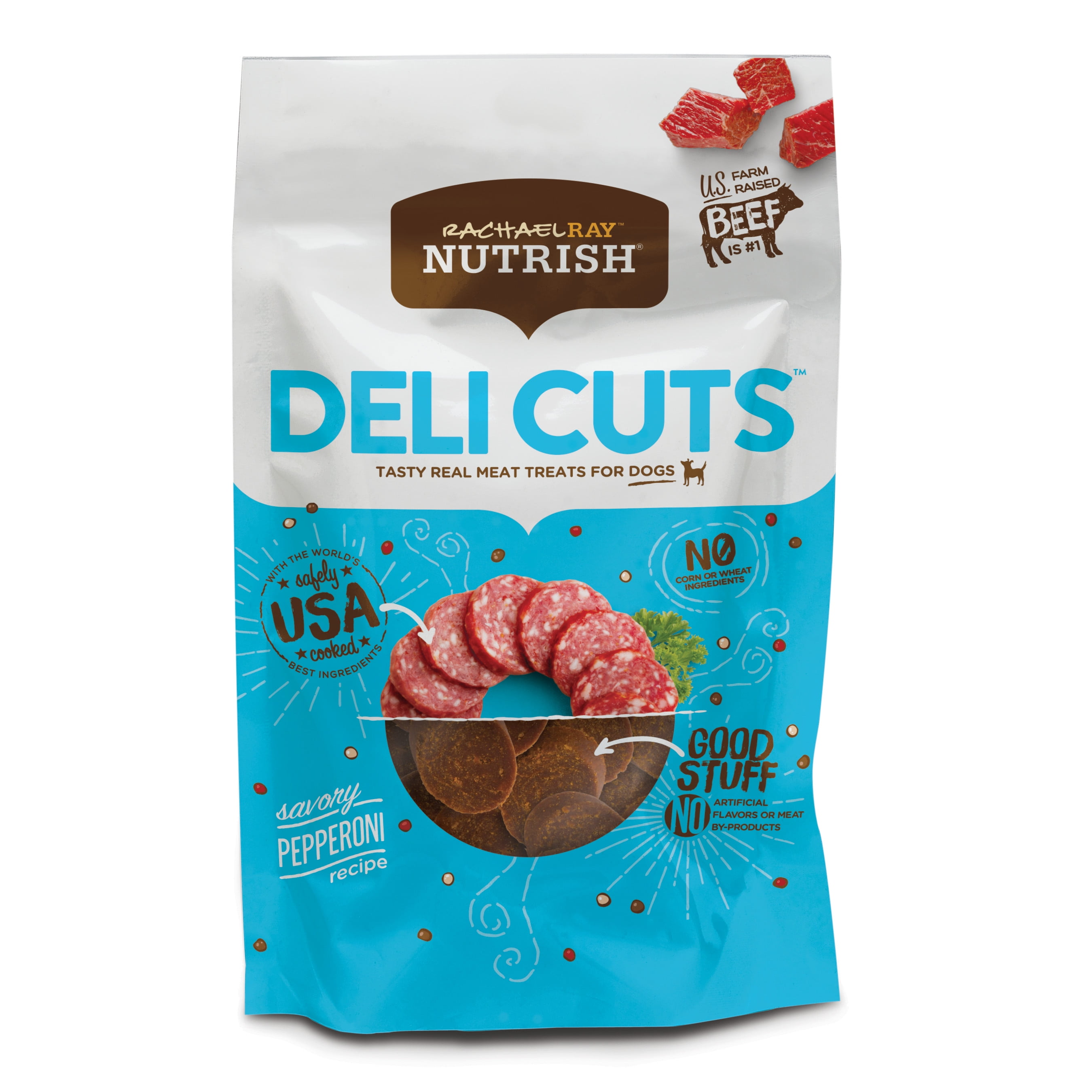Rachael Ray Nutrish Deli Cuts Dog Treats, Pepperoni Recipe, 12 oz