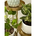 thumbnail image 7 of Kate and Laurel Finn Metal Multi Level Plant Stand, Gold 10x11x44, 7 of 7