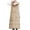 Khaki, variant on Lovskoo Womens Winter Coats Hooded Quilted Puffer Vest Pocket Long Jacket Sleeveless Cotton Padded Waistcoat Khaki