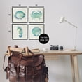 thumbnail image 3 of Stupell Industries Aquatic Sea Life Impressions Animals Painting Black Framed Art Print Wall Art, 12 x 12, Set of 4, 3 of 8
