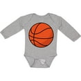 thumbnail image 3 of Inktastic Basketball Sports Ball Boys or Girls Long Sleeve Baby Bodysuit, 3 of 5