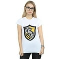 thumbnail image 2 of Harry Potter Womens Hufflepuff Crest Flat Cotton T-Shirt, 2 of 5
