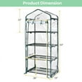 thumbnail image 4 of Mini Greenhouse with PVC Cover 4-Tier Portable Warm House, 4 of 6