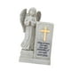 thumbnail image 4 of Figura de ángel para tumba, florero con púas para decoración de flores artificiales, decoración de cementerio para tumba, 4 of 9