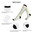 thumbnail image 6 of Bixox Snake And Cactus Print Compression Socks,Compression Socks Women & Men Circulation for Medical,Running,Athletic, 6 of 7