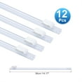 thumbnail image 2 of 12pcs Plastic Wrap Cutter, 14in Plastic Wrap Slide Cutter Self Adhesive Installation Replacement for Aluminum Foil Wax Paper Parchment Paper Wrap Dispenser, White, 2 of 6