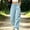 Light Blue women wide leg trousers with pockets a1, variant on Women's Wide Leg High Waisted Trousers with Pockets Solid Casual Streetwear Loose Long Pants Travel Lounge Yoga, Gray 2XL