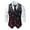 Black-D, variant on Mens Suits Vest Valentines Lip Heart Print Pattern Button Down Blazer Fashion Lightweight Slim Casual Suit Jacket