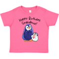 thumbnail image 3 of Inktastic Happy Birthday, Grandma- Cute Penguins Boys or Girls Toddler T-Shirt, 3 of 5