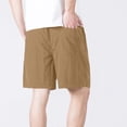 thumbnail image 6 of DDAPJ pyju Big and Tall Athletic Shorts for Men Moisture Wicking Workout Gym Shorts Lightweight Drawstring Casual Sweat Shorts with Pockets Khaki XXXL, 6 of 7