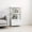 White, variant on Barara King Tall Storage Cabinet with 2 Doors and Open Compartment, Bathroom Organizer for Small Spaces Laundry Room Entryway, Black