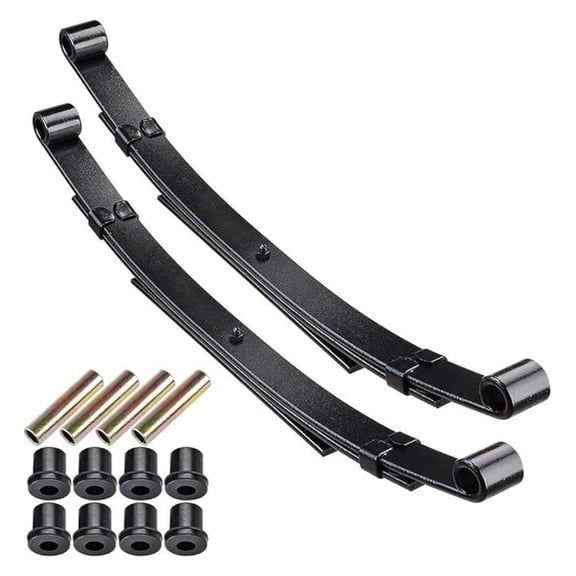 Golf Cart Leaf Fits EZGO TXT 1995-2013 Heavy Duty Rear Leaf Spring Kit with Bushings & Sleeves.