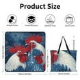 thumbnail image 2 of Patriotic Roosters Fireworks Backdrop Picnic Blanket Waterproof Outdoor Beach Blanket Hand-held Pad Suitable for Travel, Camping, Beach, Family Gatherings, 2 of 7