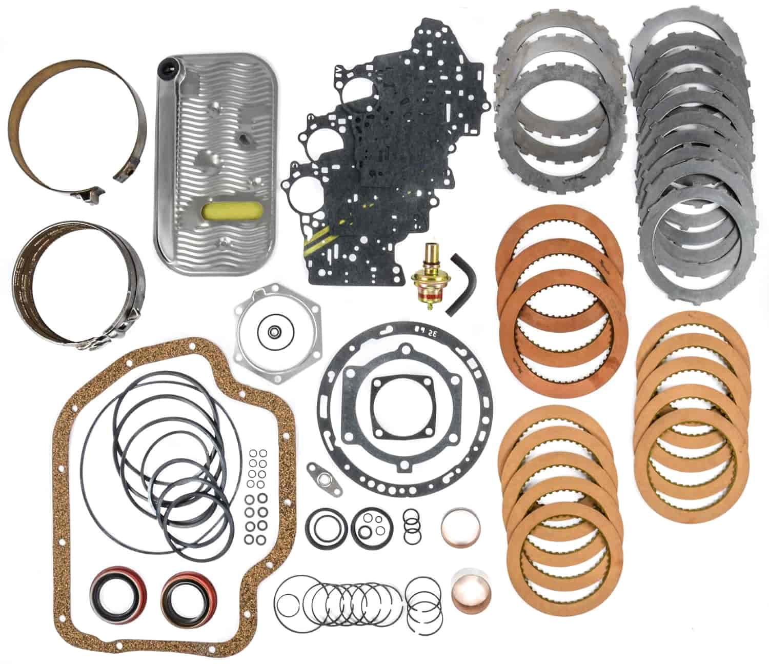 JEGS 62014 Complete Transmission Rebuild Kit 19651987 GM TH400 NonLockup 30Sp