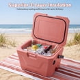 thumbnail image 5 of ELLEGNT 21 QT Portable Hard Cooler, Insulated Ice Chest with 2 Cup Holders, Pink, 5 of 10