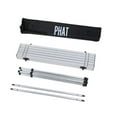 thumbnail image 2 of 28" x 28" Camping Table, Portable Square Aluminum Folding Picnic Table With Carrying Bag, 2 of 8