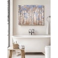 thumbnail image 6 of Blue Grey Forest Wall Art for Living Room,Canvas Picture Wall Decor for Bathroom Bedroom,Grey Modern Art Oil Painting Painting Artwork for Office Kitchen Hallway Dining Room Home Decorations 12"x16", 6 of 8