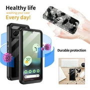 Casetego for Google Pixel 8 Pro Case,IP68 Waterproof Dustproof Shockproof Phone Cover with Rugged Full Body Protective and Built-in Screen Protector Phone Cover