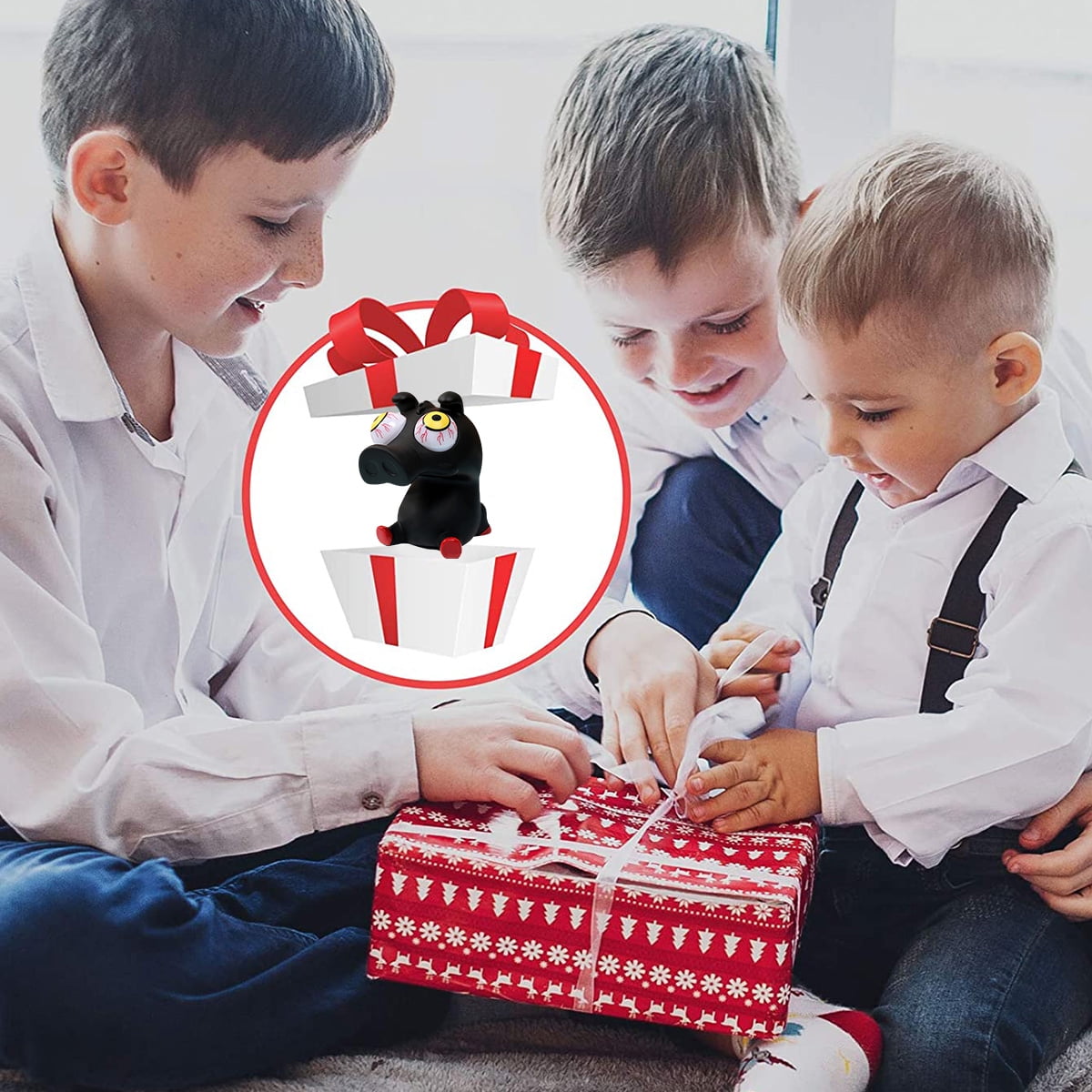 Relax Love Eye Popping Toy Cartoon Animal Squeeze Toy With Boom Out Eyes Large Stress Relief Antistress Toy Battery Operated Eye Popping Sensory Toy With Colorful Light Suitable For Autism And Adhd