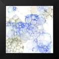 thumbnail image 2 of Wilson, Kelsey 15x15 Black Modern Framed Museum Art Print Titled - Bubble Square blue And grey IV, 2 of 5
