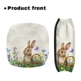 thumbnail image 2 of HELLHERO Removable Rollator Walker Seat Back Covers Walker Rollator Seat Back Cover Rabbit Flowers for Elder Waterproof Stretchable Material, 2 of 7