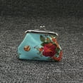 thumbnail image 3 of BE-TOOL Mini Coin Purses Card Holder Wallet Floral Printing Handbag for Girl Women Gift, 3 of 6