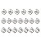 thumbnail image 1 of 20PCS Thank You Lettering Charm Alloy Heart Shape Thankful Words Pendants Charms DIY Jewelry Making Accessory for Necklace Bracelet (Antique Silver), 1 of 3