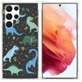 thumbnail image 1 of Space Dinosaurs Case for Samsung Galaxy S23 Ultra,Aesthetic Art Design Pattern Soft TPU Bumper Case Cover, 1 of 5