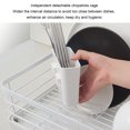 thumbnail image 4 of Dish Drying Racks, Modern Compact Full Size Dish Rack Space Saving Dish Drainers with Draining Tray Utensil Holder Multifunctional Dish Rack for Kitchen Home Restaurant, 4 of 8