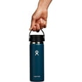 thumbnail image 3 of New HYDRO FLASK Insulated 20 oz Indigo Pro-Grade Stainless Steel Water Bottle with Flex Sip Lid, 3 of 3