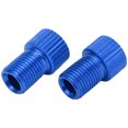 thumbnail image 3 of Suodoka Adaptador Válvula Presta a Schrader Aluminio Bicicleta Azul 2 Pzas (1.5 x 0.95 cm / 0.6 x 0.4 in), 3 of 9