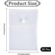 thumbnail image 2 of 20 bolsas de plástico transparente para guardar sellos y troqueles, 17 x 12 x 0,8 cm, carpetas para documentos A6, sobres transparentes, impermeables, con cierre a presión., 2 of 6