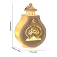 thumbnail image 2 of Linterna decorativa de Ramadán, lámpara de estrella y Luna alimentada por batería, adorno de luz Eid Mubarak, decoración de fiesta musulmana islámica, 2 of 6