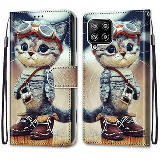 Fusion Cover For Samsung Galaxy A23 5G Hybrid Phone Case CUTE CAT WHITE